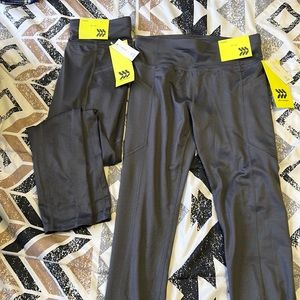 NWT All in Motion bundle of 2 girls medium workout leggings